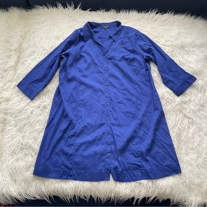 Eileen Fisher Classic Collar Shirt Dress